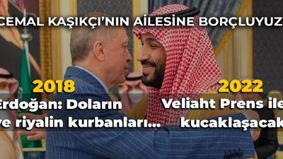 Erdoğan, Cemal Kaşıkçı’nın ailesine borçluyuz demişti… Veliaht Prens ile kucaklaşacak