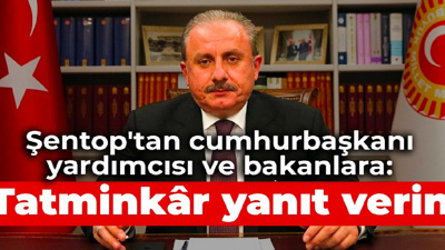 Şentop'tan cumhurbaşkanı yardımcısı ve bakanlara: Soru önergelerine tatminkâr yanıt verin