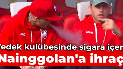Yedek kulübesinde sigara içen Nainggolan'a ihraç