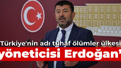 CHP'li Ağbaba: Türkiye'nin adı ‘tuhaf ölümler ülkesi’, yöneticisi Erdoğan