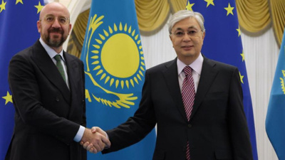 AB Konsey Başkanı, Kazakistan Cumhurbaşkanı ile görüştü