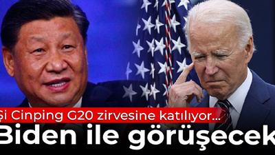 Şi Cinping G20 zirvesine katılacak... Biden ile görüşecek