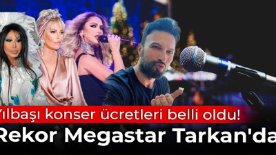 Yılbaşı konser ücretleri belli oldu! Rekor Megastar Tarkan'da