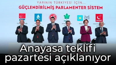 Güçlendirilmiş Parlamenter Sistem Anayasa Değişikliği açıklanacak: Şimdi demokrasi zamanı