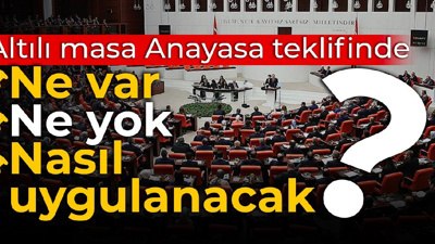 Altılı masa Anayasa teklifinde ne var, ne yok, nasıl uygulanacak?