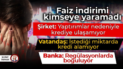 Faiz indirimi kimseye yaramadı