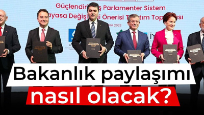 Altılı masada yeni süreç: Bakanlık paylaşımı nasıl olacak?