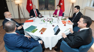 Altılı masanın gündeminde referandum var