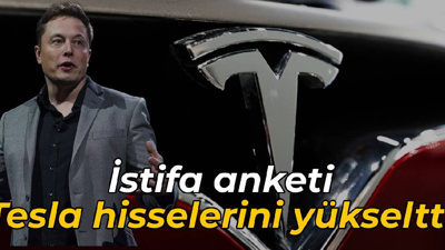 Musk'ın istifa anketi, Tesla hisselerini yükseltti