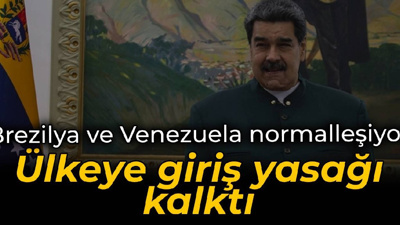 Brezilya, Maduro'nun ülkeye giriş yasağını kaldırdı