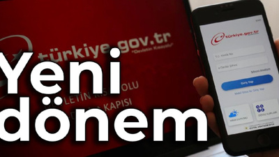 e-Devlet'te yeni dönem