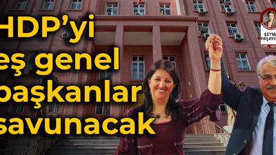 HDP'yi eş genel başkanlar savunacak