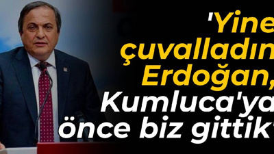 CHP'li Torun: Yine çuvalladın Erdoğan, Kumluca'ya önce biz gittik