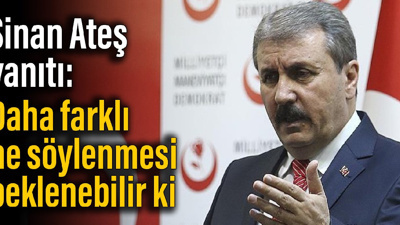 Destici’den 'Sinan Ateş cinayeti' sorusuna yanıt: Daha farklı ne söylenmesi beklenebilir ki