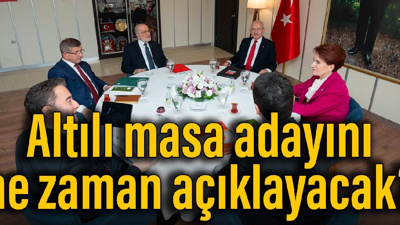 CHP duyurdu... Altılı masa adayını ne zaman açıklayacak?