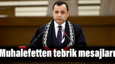 Muhalefetten Zühtü Arslan'a tebrik mesajları