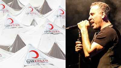 Ünlülerden çadır skandalına tepki