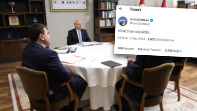 Akşener'in kurmayı önce paylaştı sonra sildi
