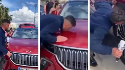 Muhabir, Togg'un her yerini öptü
