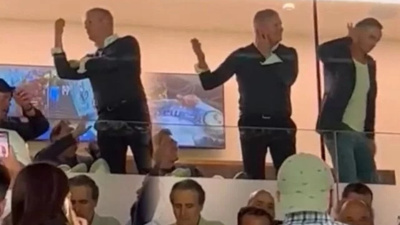 Haaland'ın babası Real Madrid maçının önüne geçti: Taraftara hareket çekti, tribünden çıkartıldı