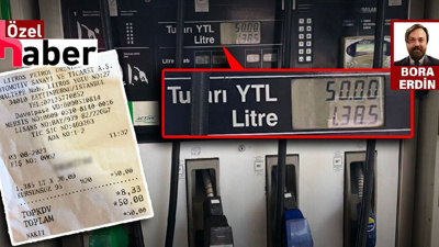 Hep ‘50 TL’lik Alanlara’ Uyduk Depoya 1,3 Litre Benzin Girdi