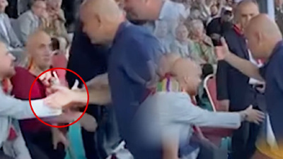 Bilal Erdoğan, İYİ Partili Turhan Çömez’in Elini Havada Bıraktı