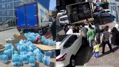 Su Dolu Şişelerin Altında Kaldı!