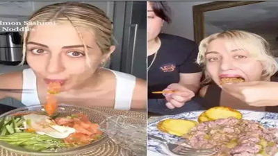 TikTok'ta Tehlikeli 'Çiğ Et' Akımı: Ciğerden Beyne Kıymadan Ahtapota Hepsini Çiğ Çiğ Yiyor