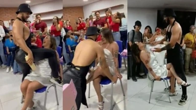 Görüntüler hayrete düşürdü... Mahkemede kucak dansı yapılan yargıç olay oldu: Yapılan dans pes dedirtti...