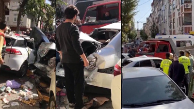 Kamyonet 4 Araca Çarptı, Ortalık Savaş Alanına Döndü