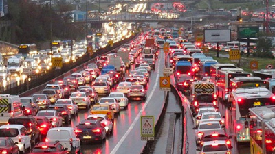 İstanbul’da Trafik Yoğunluğu!