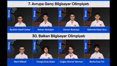 Bilgisayar Olimpiyatları'nda Türkiye'ye 8 Madalya