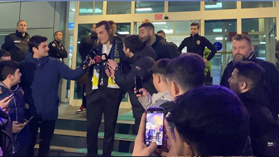 F.Bahçe Çağlar'ı İstanbul'a Getirdi