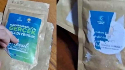 Skandal: Ambalaj Söküldü, Gerçek Ortaya Çıktı! AKP Belediye Başkan Adayı'nın Dağıttığı Kahve Bakın Kime Aitmiş