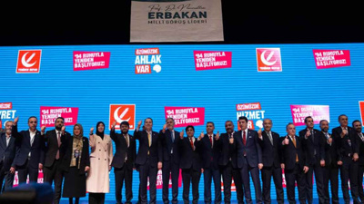 Yeniden Refah Partisi'nin İstanbul adaylarını tanıttı