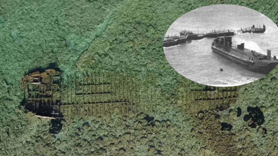 İngilizlerin Tahliye İçin Kullandığı Layter, Çanakkale Savaşları'nın İzlerini Taşıyor