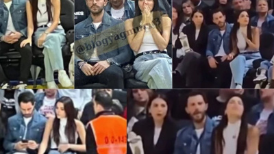 Hande Erçel ve Hakan Sabancı Çifti Basketbol Maçında Görüntülendi: Maç Heyecanı Kameralara Yansıdı