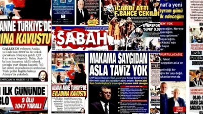 Sabah Gazetesi'nden Sürpriz Manşet!