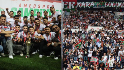 Böyle Coşku Görülmedi! Amedspor Kupayı Kaldırdı: Stadyum Yerinden Oynadı