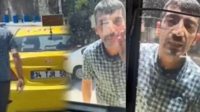Kadın Şoföre Saldırmaya Kalktı!