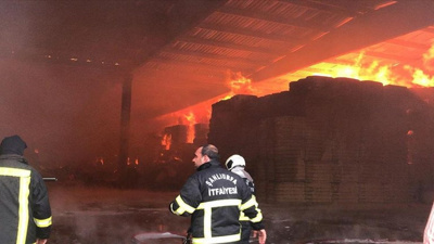 Şanlıurfa'da Fabrika Yangını!