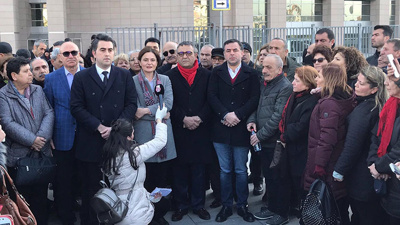 Basının geldiği son nokta: Eren Erdem'in duruşmasında yalnızca Halk TV vardı