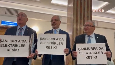 Meclis'te Şanlıurfa Protestosu!