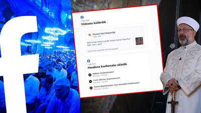 Facebook, Diyanet İşleri Başkanlığı'nın hesabını kısıtladı!