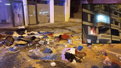 Kayseri'de bunalım krizi: Evini ateşe verip eşyaları sokağa fırlattı!