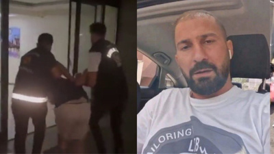 Burak Keleş de ters kelepçe takılarak gözaltına alındı