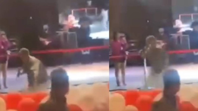 Şarkıcı Ferah Zeydan sahneden düştü
