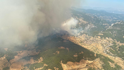Muğla'daki orman yangınına müdahale sürüyor