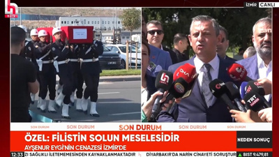 İsrail'in katlettiği Ayşenur Ezgi için devlet töreni... Özgür Özel: Ayşenur, çağımızın Deniz Gezmiş'idir