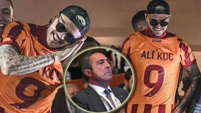 Ali Koç'a imzalı Icardi forması hediye